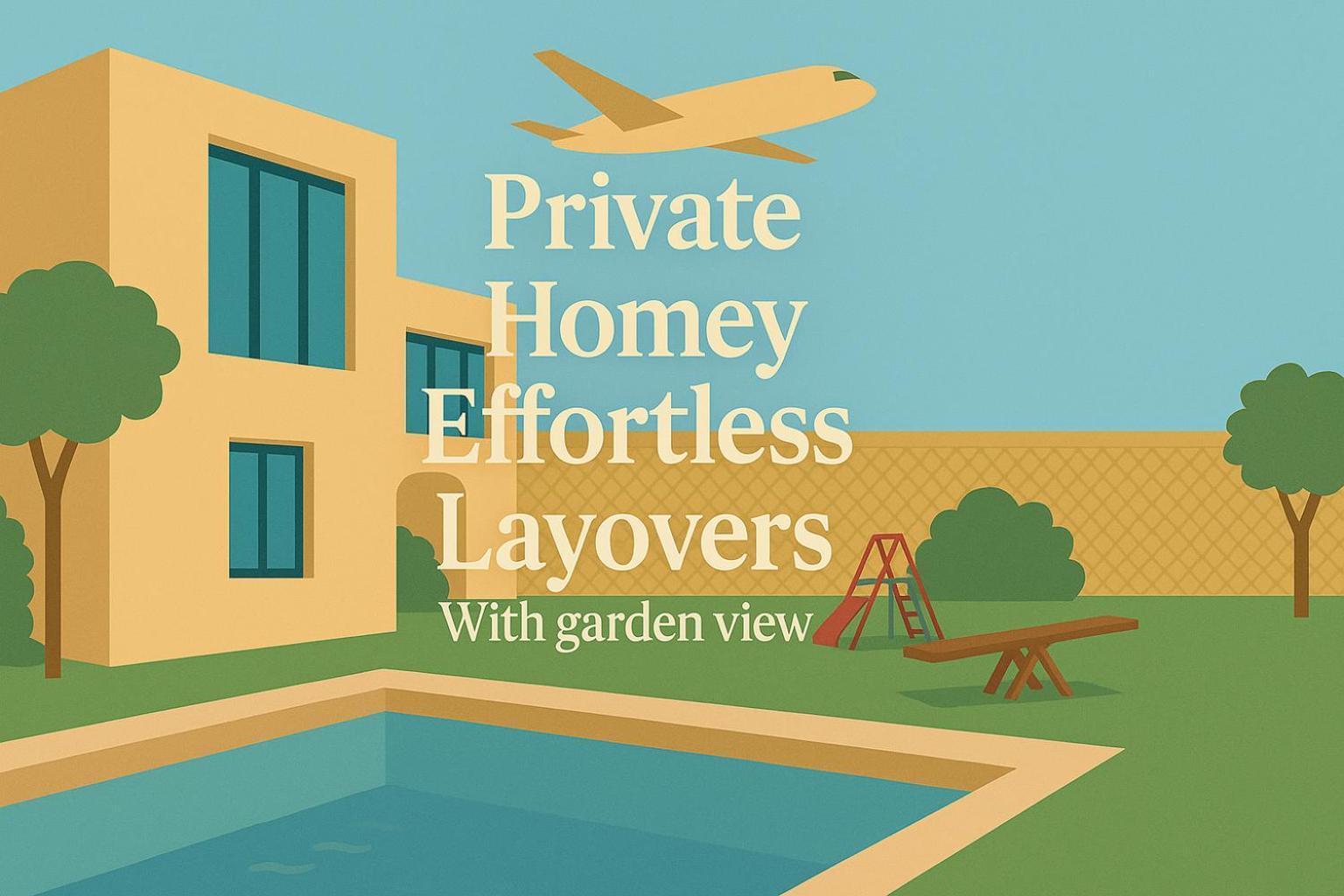 Aeropuerta Mini Villa - Private Layover Near Amman Airport Al Qastal Eksteriør bilde